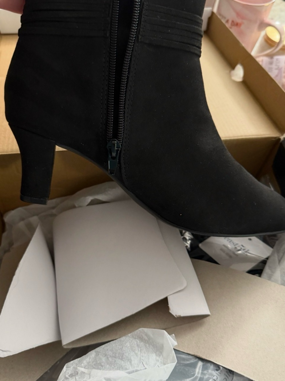 NIB East 5th Black Ankle Boots - Picture 8 of 9